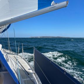 Oh, beautiful Hiddensee. After a 56-mile rolly but fast sail from Gedser, we arrived in Kloster. On Hiddensee everything felt a bit slower as there are no cars, but only carriages allowed. We enjoyed exploring the island with our bikes after most tourists left for the day.  #sailing #letsexplore #tridentmarine #warrior40 #sailinginstagram #letsgo #balticsea #sailboat #sailboatlife #tinyhome #sailorslife #boatlife #sailingmemories #slowtravel #hiddensee